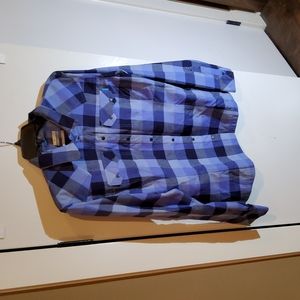 Ladies Columbia Flannel, Large, Like New